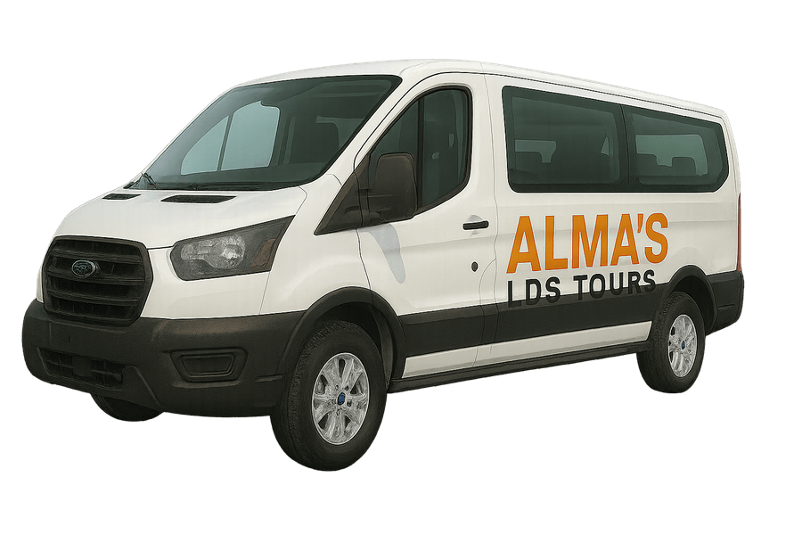 Alma's LDS Tours Van